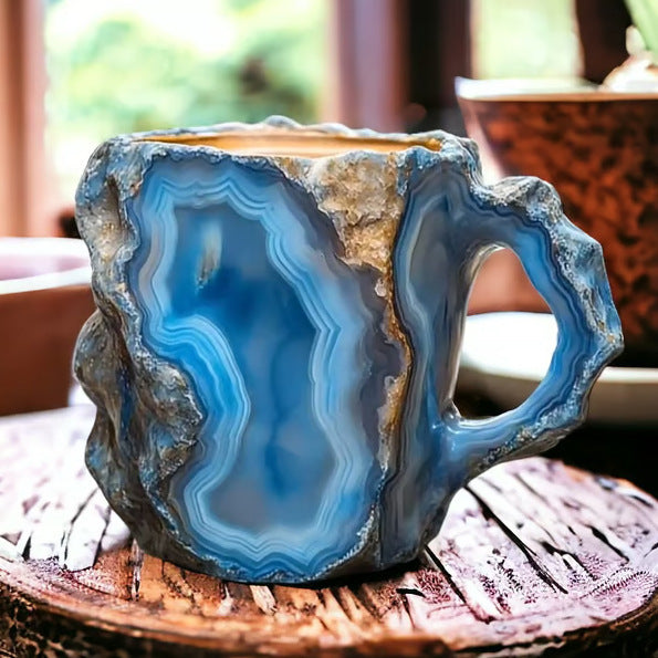 400ml Resin Mineral Crystal Coffee Mugs With Handles Elegant Fake Mineral Crystal Cup For Workplace Home Decor Christmas Gift Kitchen Gadgets 400ml Resin Mineral Crystal Coffee Mugs With Handles Elegant Fake Mineral Crystal Cup For Workplace Home Decor Christmas Gift Kitchen Gadgets